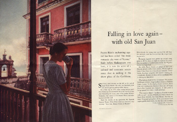 Falling in love with old San Juan - click here to read ad text